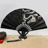 8-дюймовый китайский японский шелковый складной веер классический женский танцевальный веер с кисточкой винтажный веер искусство ремесло подарок украшение для дома