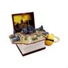 3D Брелок-книга Замок Ручные игрушки Милые для Автомобильных ключей Рюкзака Складные Мальчики Девочки