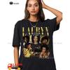 Винтажная стираная футболка Lauryn Hill Хип-хоп R&B Рэпер Графическая Унисекс Футболка Печать На заказ Подарок XS-5XL Печатная Футболка Уличная одежда