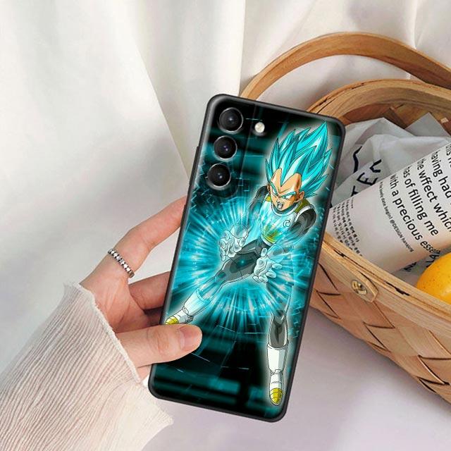 Чехол для телефона Samsung Galaxy S20 S21 FE S10 S9 S8 S22 Plus Ultra S10e Lite Чехол DragonBall Son Goku Anime Черный ТПУ Мягкий чехол