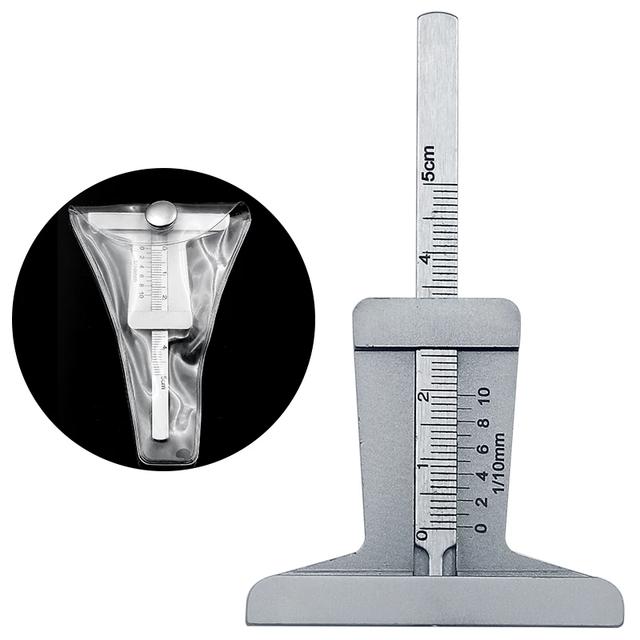 0-50mm Stainless Tire Depth Gauge Mono-block Tyre Thread Depth Gauge