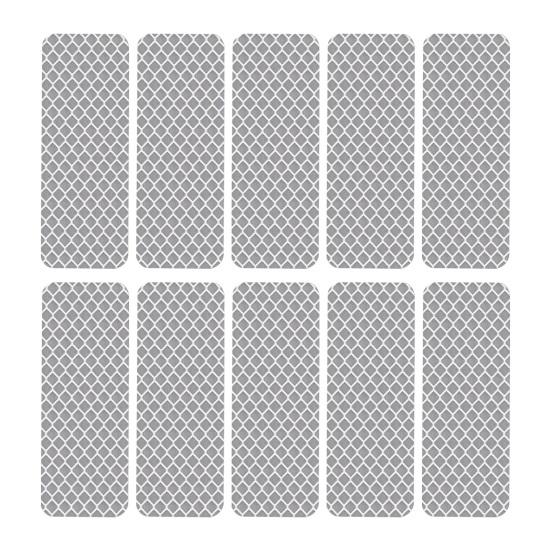 10 шт. светоотражающие наклейки для автомобиля водонепроницаемые устойчивые к УФ-излучению самоклеящиеся с сильной липкостью для ночной видимости