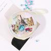 1Pc Creative Round Tinplate Coin Wallet Cartoon Storage Box Small Headphone Cable Mini Zipper Bag