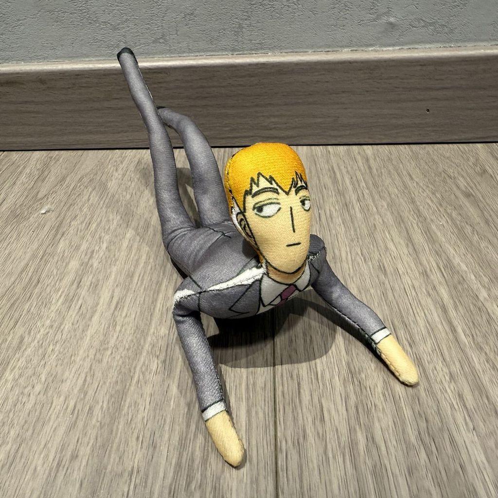 Плюшевая кукла Mob Psycho 100 Сила Духа 26 см с наполнителем из волокнистого хлопка Для Коллекционеров