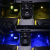1/2/4/6/8Pcs RGB LED Remote Control Car Interior Atmosphere Backlight Ambient Mood Foot Light Decorative Lamp Auto Accessories