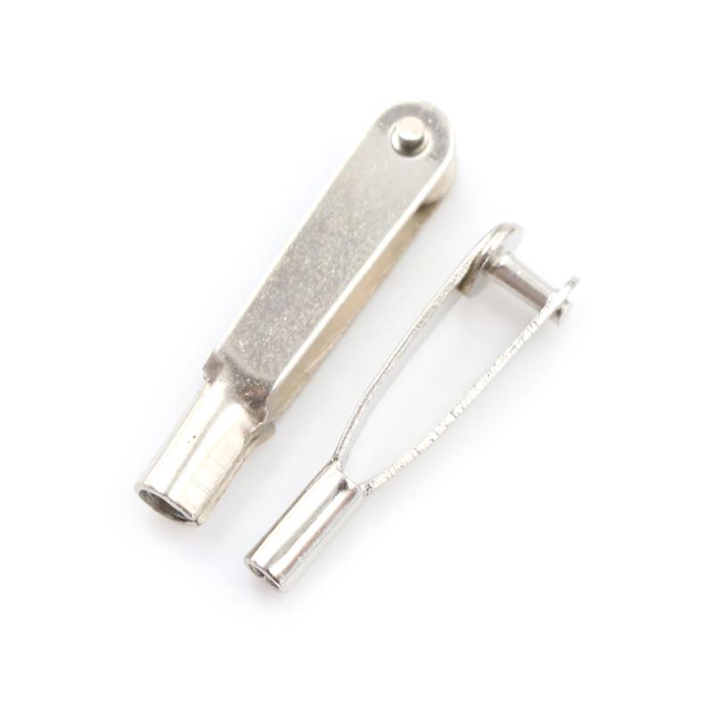 10 шт. M2/M3 металлический зажим для стержня с проушиной для радиоуправляемого самолета, автомобиля, лодки