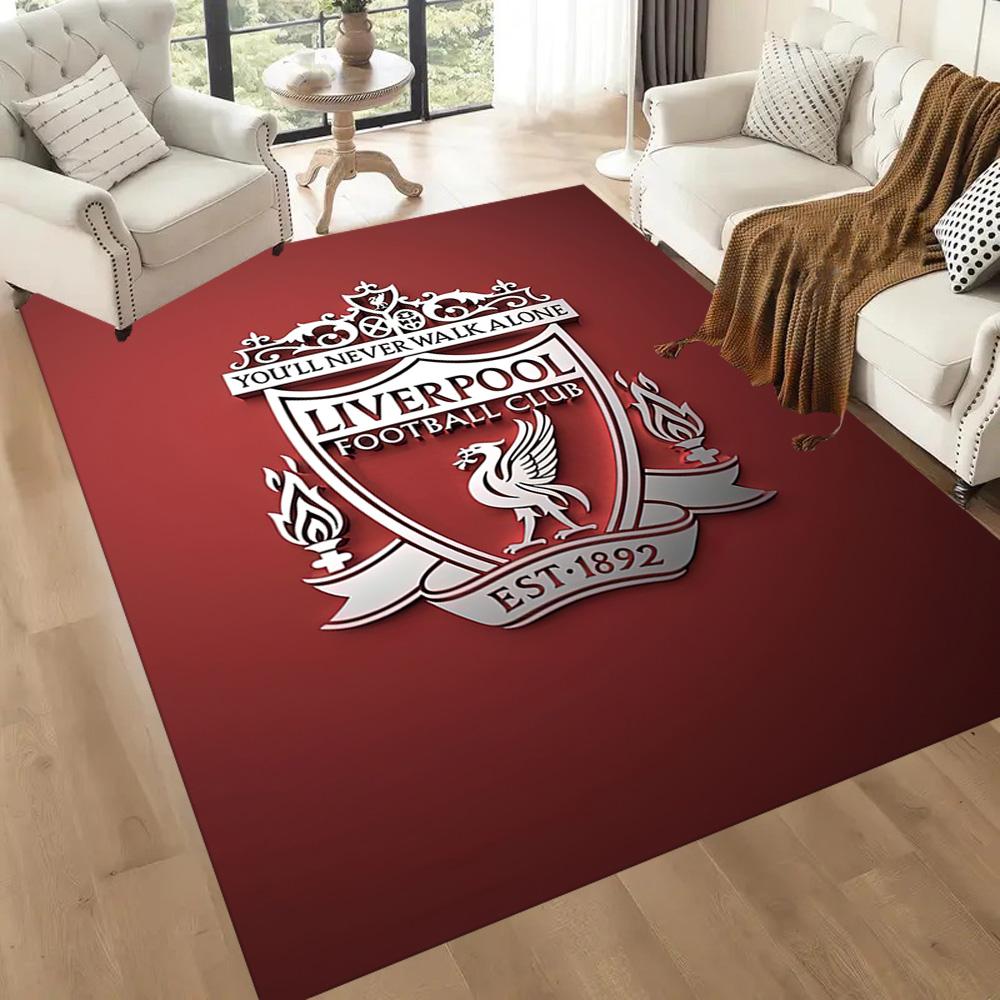 Liverpool Football Club Carpet Perfect For Study Room Hallway Decorate Room Living Rooms Antislip Rug Anime Office Decor Spiritual Gift