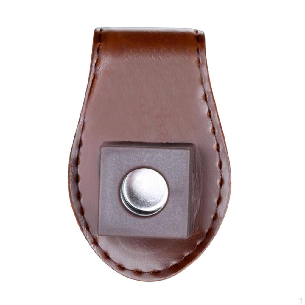 Billiard Pool Cue Chalk Holder, Pocket Clip, Portable Case with Belt
