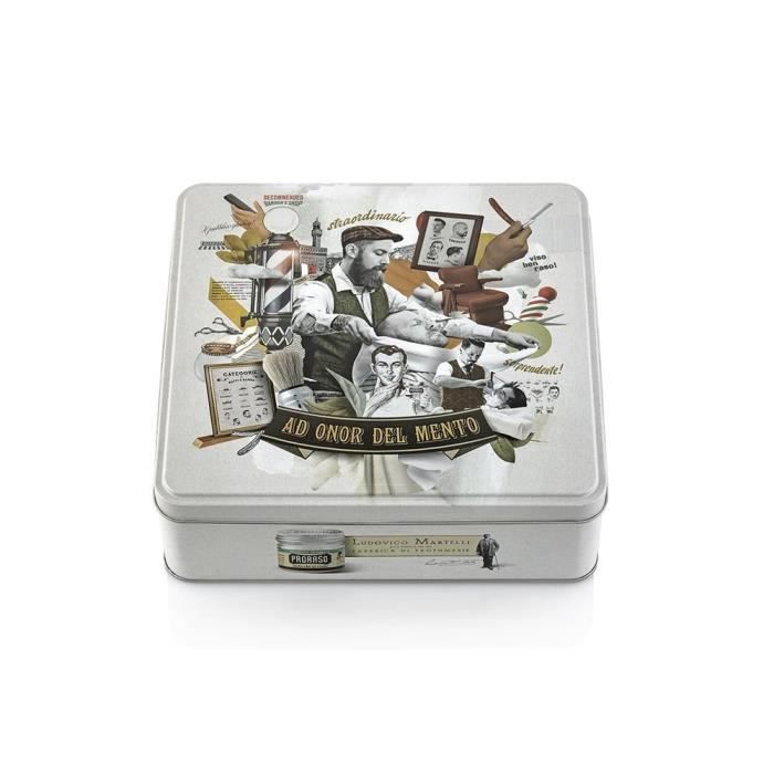 Coffret De Soins Pour La Barbe - Proraso - Cyprès Et Vétiver - Shampoing - Baume - Huile