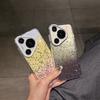 Applicable To Huawei Pura70Pro Epoxy Gradual Change Glitter Ins Mobile Phone Case Mate60 Transparent Advanced Sense Protective Case