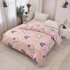1 шт. Красочный пододеяльник с цветочным принтом, мягкий дышащий пододеяльник из чистого хлопка для девочек, женщин, шикарное цветочное постельное белье размера queen