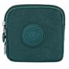 Portable Waterproof Coin Purse with Key Ring Wear-resistant Credit Card Holoder Solid Color Handbags