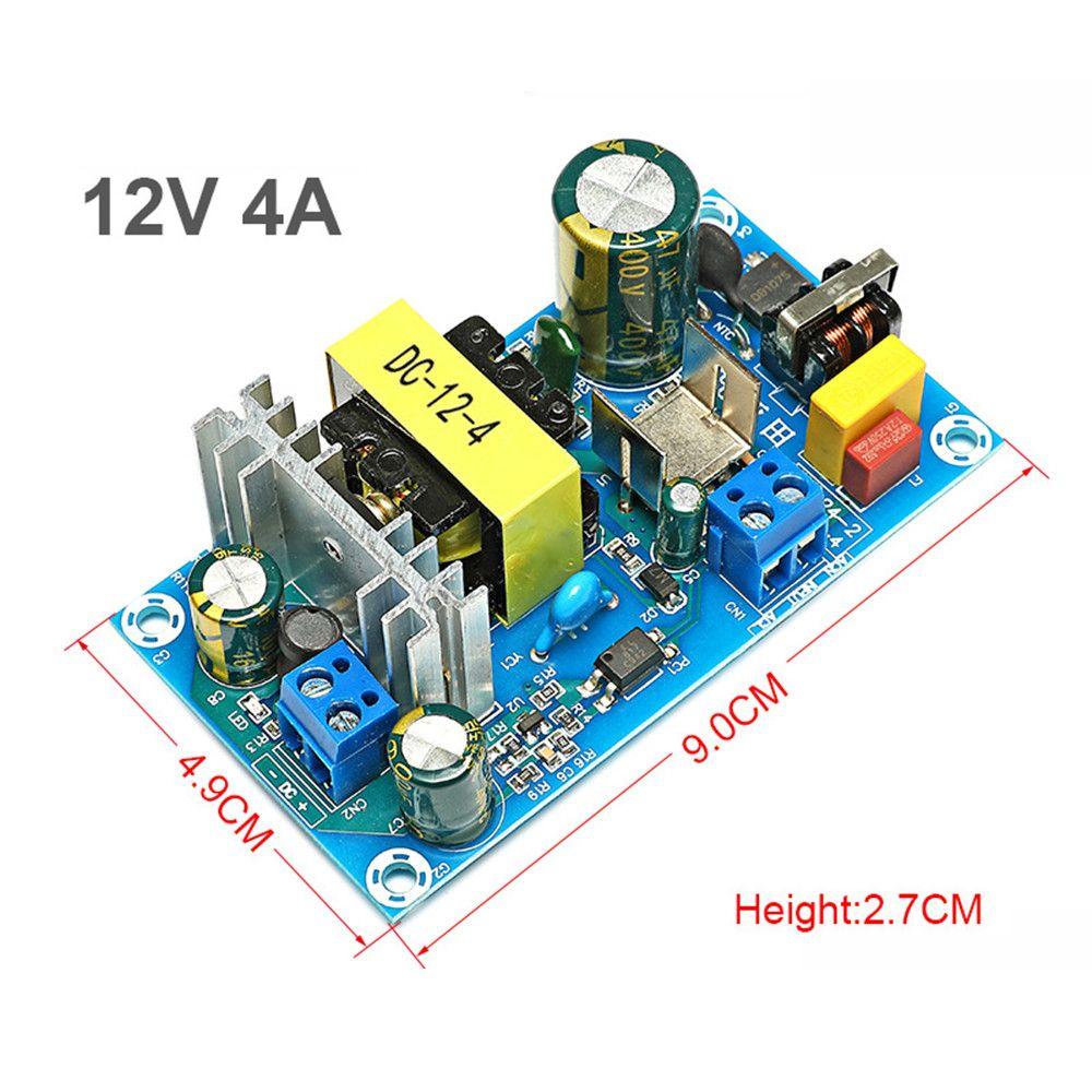 Адаптер питания Модуль понижающий преобразователь переменного тока 100-240 В в постоянный ток 12 В Плата переключателя