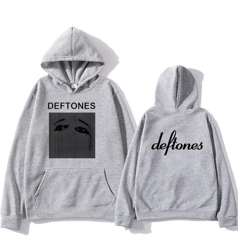 Deftones Череп Черный Толстовка Мужчины Женщины Винтаж