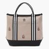 MunSingwear Women S Double Pocket Tote Bag Beige Mr122lbg12