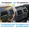 LHD RHD Car Rear Fresh Air Conditioning AC Vent Grille Outlet Cover ForBMW X5 X6 E70 E71 E72