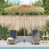 VidaXL Bamboo Parasol with Banana Leaf Roof Sunshade Garden Parasol Patio Terrace Outdoor 43160