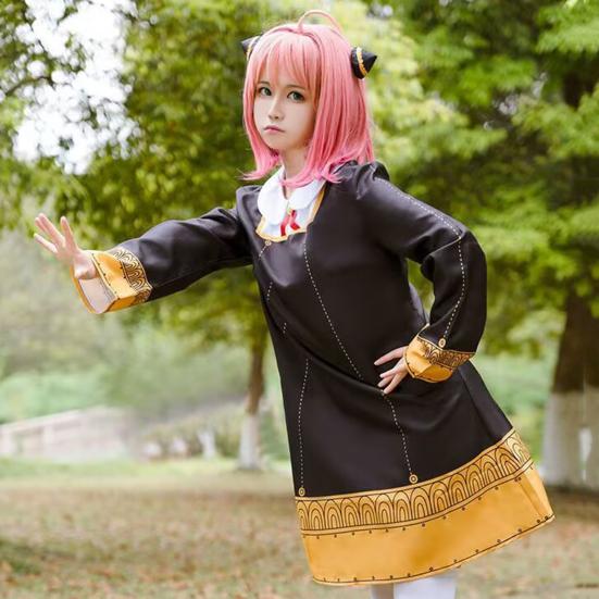 1 комплект женского костюма в стиле аниме, в комплект входят носки для парика, сетка для парика и головной убор