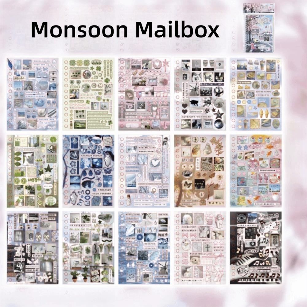 Cute Die-cut DIY Scrapbook Stickers Collage Material Diary Sticker Die-cut Stickers Dairy Album