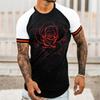 Мужская футболка, летняя, с коротким рукавом и 3D-принтом, модная хип-хоп футболка, мужская одежда