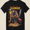 American Men's T-Shirt The Goonies Movie Summer New Men's and Women's Retro Fashion Short Sleeve Top