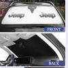 Car Windshield Sunshade UV Protection Cover Car Accessories For Jeep Grand Cherokee Wrangler JK Gladiator Compass Renegade Wagon AKX1