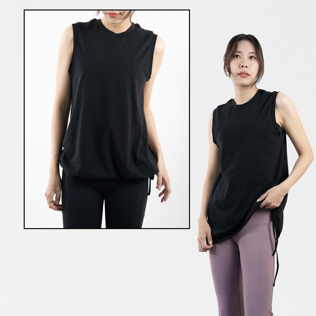 Майка без спины для йоги с красивой спиной, свободная, охлаждающая, длинная, короткая, стильная, для и осени [iito.seasons] Женская одежда, Дизайн, Посадка, Топ 2-в-1,