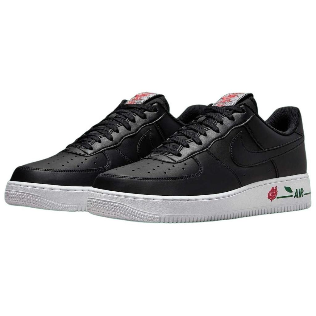 Nike Air Force 1 07 LX Thank You Plastic Bag - Black Men Sneakers White University-Red Pine-Green IB4473-010