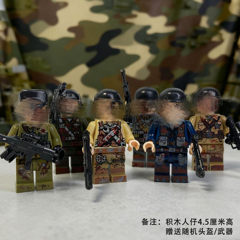 SWAT спецназ мутант зомби частицы конструктор злодей Хэллоуин зомби игрушка сумка