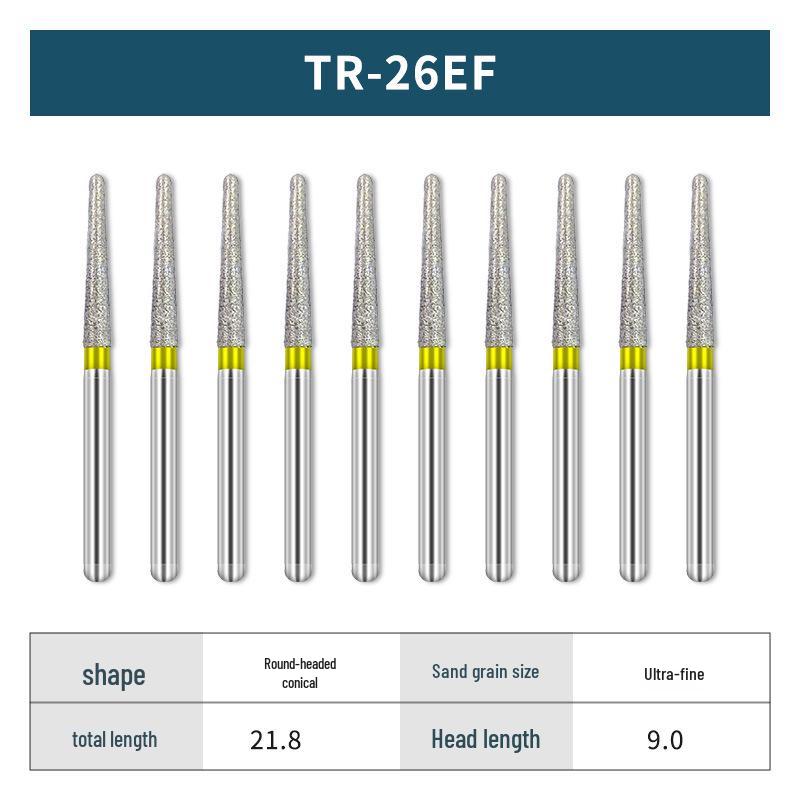 High-Speed Diamond Dental Burs for Polishing, Grinding, and Oral Care