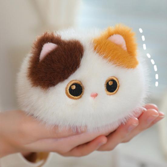 Праздничное украшение Кот Кукла Милая Мягкая Игрушка Животное, 7,8" Реалистичные Котята Плюшевые, Мягкий Декоративный Аксессуар для Вечеринки Компаньон Плюшевая Кукла, День Рождения