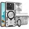 Чехол Funda с выдвижной камерой для Motorola Edge 60 Fusion, Чехол-подставка с кольцом, Защитная задняя крышка для Moto Edge 60 Fusion, Ударопрочный Capa