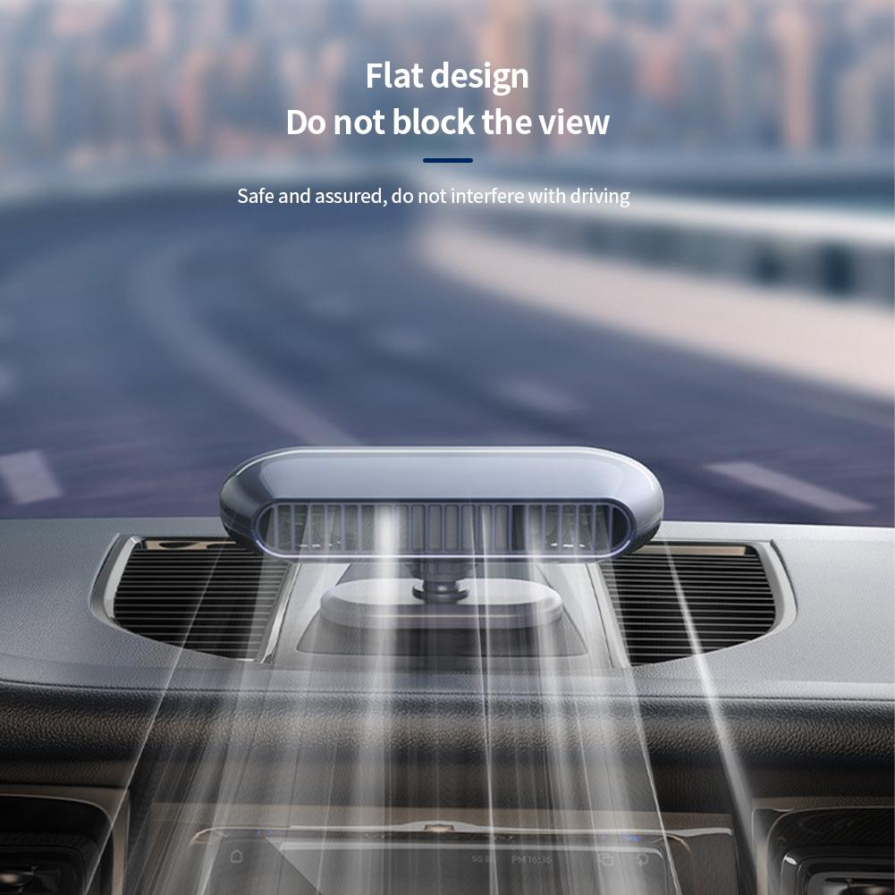 Электрический автомобильный вентилятор USB-вентилятор без лопастей с низким уровнем шума, циркуляцией воздуха, настольный, регулируемый, для использования в автомобиле, вентилятор и продукты на 360° Q1L7