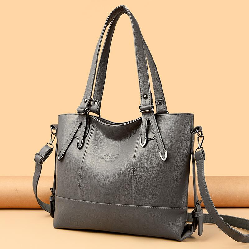 Commuter Tote Bag New Popular Retro Motorcycle Bag Fashionable and Atmospheric Handbag Women's Bag One-shoulder Cross-span Bag