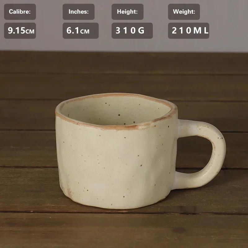 Керамическая кружка в японском стиле, ретро, для кофе, чашка, для завтрака, молока, овсянки, латте, кофе, воды, офисная, для пары, подарок для друга