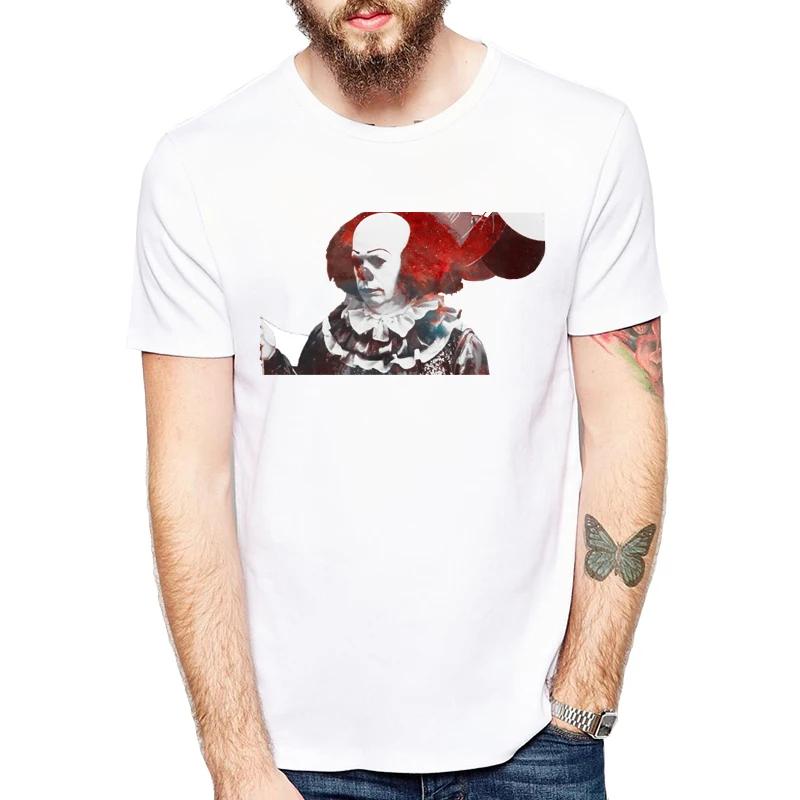 IT Movie T Shirt MEN Stephen King Print 2026 Summer Collection T-shirt men joker printed They All Float O Neck tshirt