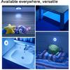 LED Ceiling Light Car Roof LED Portable Light USB Rechargeable Magnetic Work Lighting Night Bulb for Auto Bedroom Ice Blue White