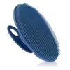 Soft Silicone Body Cleansing Brush Shower Gel, Gentle Exfoliation and Massage Suitable for All Skin Types (Blue)