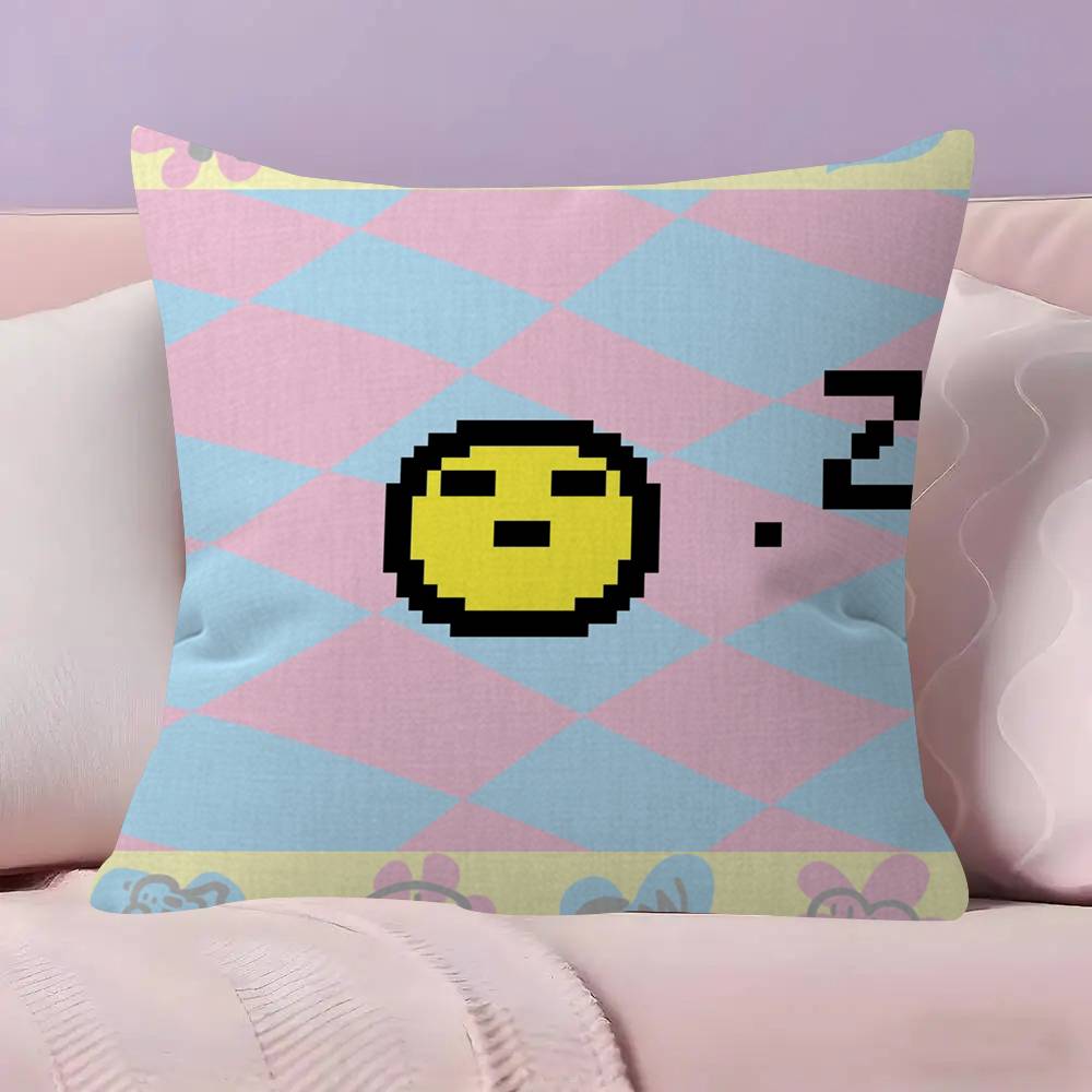 Pillow Gifts Home Office Furnishings Bedroom Sofa Car Cushion Cover case 45x45cm Classic toy brand Tamagotchi Cushion