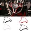 Car Steering Wheel Frame Trim Cover For Mercedes Benz A B C E CLA CLS GLA GLK Class W176 W246 W204 W207 W212 W117 W218 X156
