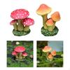 Enchanting Mushroom Garden Sculpture for Miniature Fairy Gardens