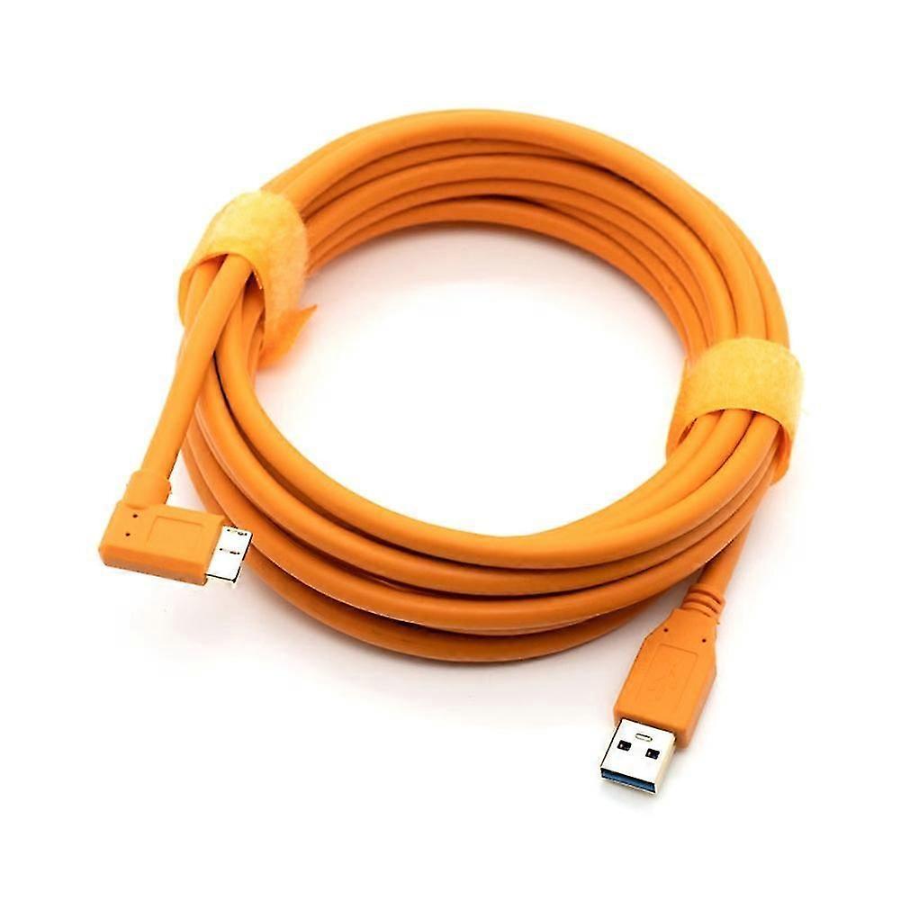 5m USB-C to Micro-B 3.0 Tethering Cable for Canon 5D Mark IV 5DSR 1DX2 for Nikon D850 D5 Camera Tethered Shooting TypeC