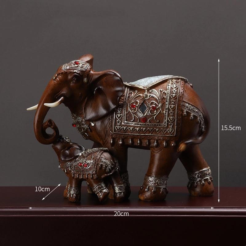 Powerful As A Bull Fine Resin Crafts Attracting Wealth Golden Cow Creative Home Living Room TV Cabinet Office Decorations