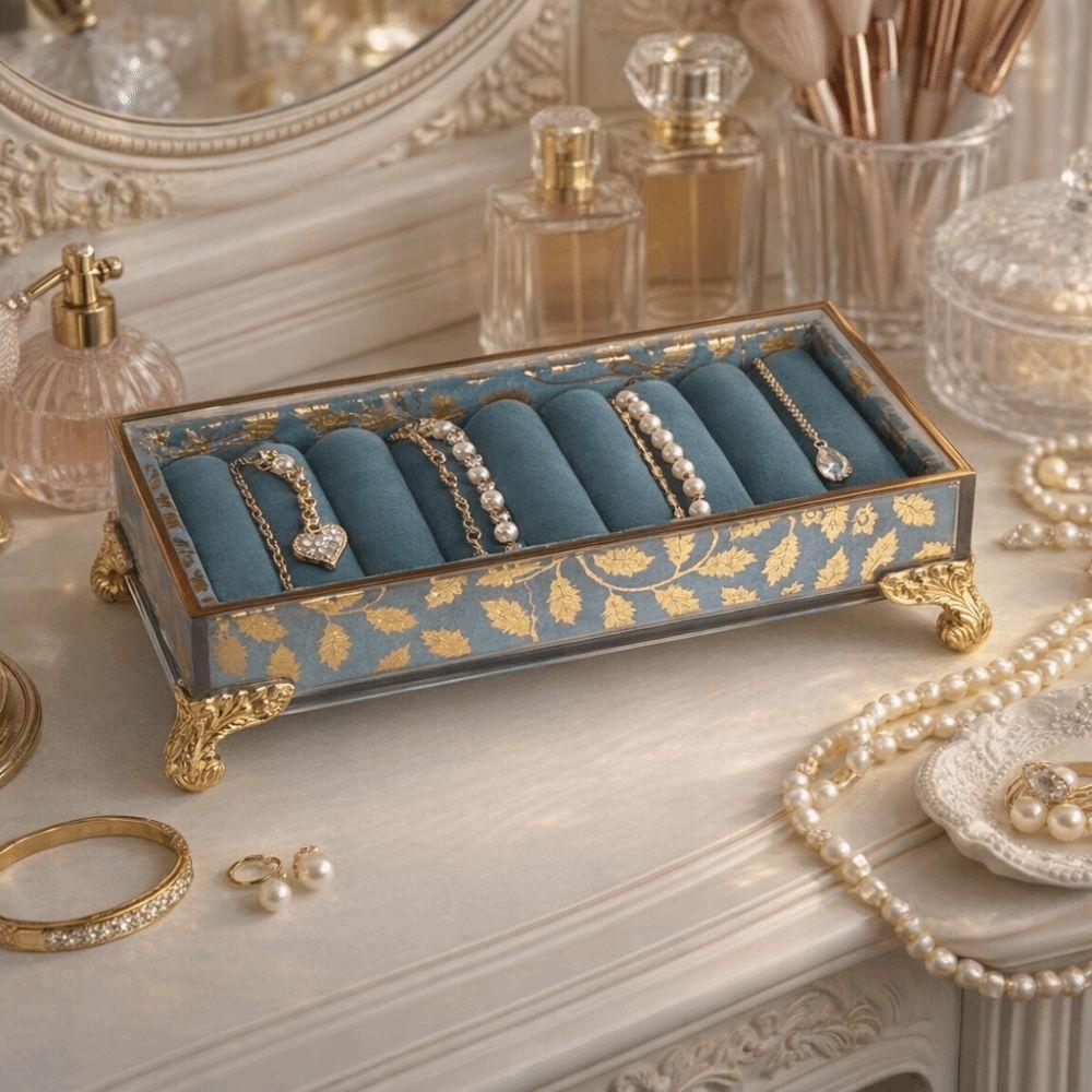 Firm Jewelry Display Stand Smooth Jewelry Organizer Holder Luxury Trinket Box Showing Exhibition
