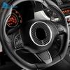 Настоящая мягкая наклейка из углеродного волокна для Fiat 500 Abarth 595 2012 2013 2014 2015 2016 2017 2018 2019 2020 2025 2025 2025 Рулевое колесо автомобиля