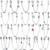 copper Clasp copper CZ pave Clip Charm Bead Charms Daisy Bead Charms Stopper Safety Chain fit Authentic Pandora Bracelets Jewellery Clip