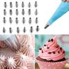 Bakeware Stainless Steel Fondant Cupcake Pastry Bag Icing Piping Nozzles Ice Cream Tool Baking Mold