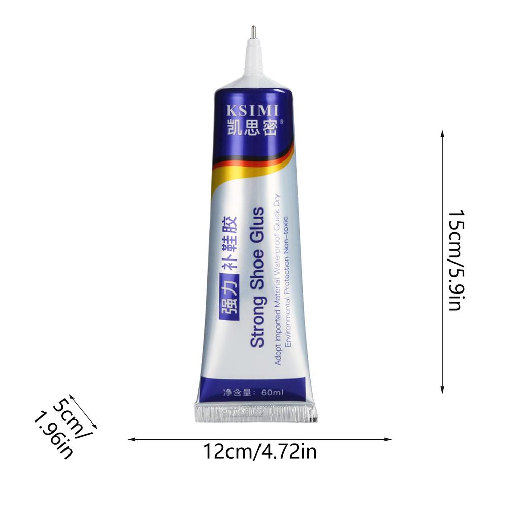 60ml Shoe Repair Adhesive Glue Waterproof Quick-Dry Shoe Safe Strong Glue for Sneakers Leather Shoes Sports Shoes