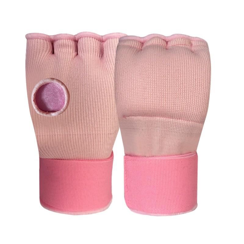 Half-Finger Boxing Gloves Muay Thai MMA Kickboxing Training With Hand Wrap Bandage Unisex Adult