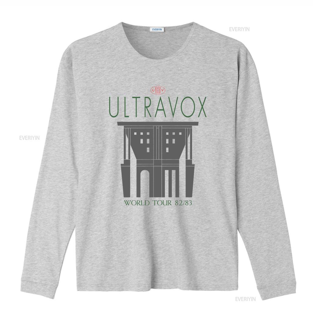 Vintage 1982 1983 Ultravox World Tour Concert T Shirt Heather Gray M L 80s New Wave Synthpop Band Merch vintage Washed homme